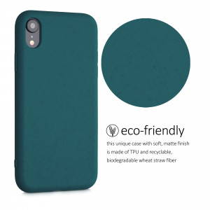 Husa pentru Apple iPhone XR, Fibre vegetale, Albastru, 49105.57, kalibri - Img 4