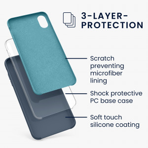 Husa pentru Apple iPhone XR, Silicon, Albastru, 45910.202 - Img 3
