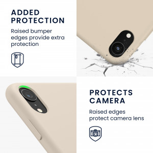 Husa pentru Apple iPhone XR, Silicon, Crem, 45910.154 - Img 4