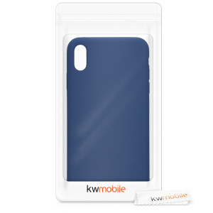 Husa pentru Apple iPhone XS Max, Silicon, Albastru, 45909.116 - Img 7