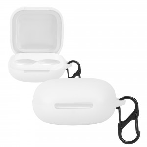 Husa pentru casti Beats Fit Pro, Kwmobile, Alb, Silicon, 57049.02 - Img 2