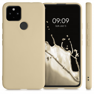Husa pentru Google Pixel 4a 5G, Silicon, Crem, 53779.154 - Img 2