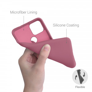 Husa pentru Google Pixel 4a 5G, Silicon, Roz, 53779.167 - Img 4