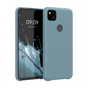 Husa pentru Google Pixel 4a, Silicon, Albastru, 52549.206 - Img 1