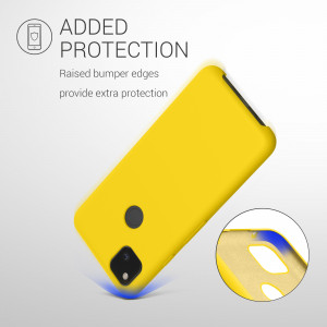 Husa pentru Google Pixel 4a, Silicon, Galben, 52549.165 - Img 6