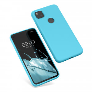 Husa pentru Google Pixel 4a, Silicon, Verde, 52622.223, kwmobile - Img 2