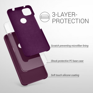 Husa pentru Google Pixel 4a, Silicon, Violet, 52549.187 - Img 3