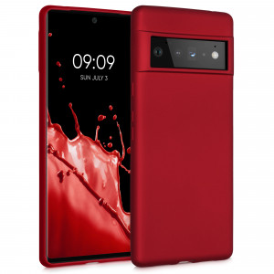 Husa pentru Google Pixel 6 Pro, Silicon, Rosu, 55856.36, kwmobile - Img 1