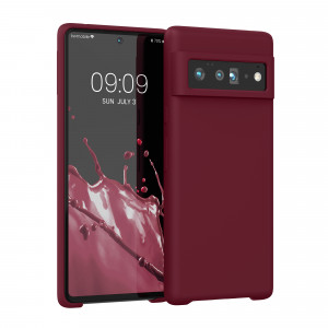 Husa pentru Google Pixel 6 Pro, Silicon, Rosu, 55863.209, kwmobile - Img 1