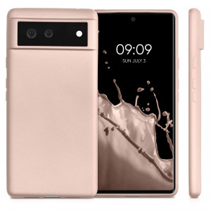 Husa pentru Google Pixel 6, Silicon, Crem, 55783.31, kwmobile - Img 2