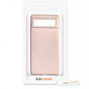 Husa pentru Google Pixel 6, Silicon, Crem, 55783.31, kwmobile - Img 7