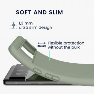 Husa pentru Google Pixel 6, Silicon, Verde, 55434.172 - Img 3