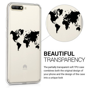 Husa pentru Huawei Y6 (2018), Silicon, Multicolor, 44877.02 - Img 4