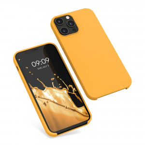 Husa pentru iPhone 12 Pro Max, Silicon, Galben, 52644.217 - Img 2