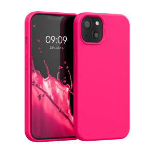 Husa pentru iPhone 13, Silicon, Roz, 55878.77 - Img 1