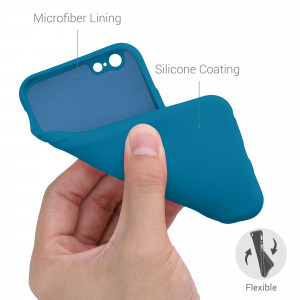 Husa pentru iPhone 6 / iPhone 6s, Silicon, Albastru, 49980.224 - Img 4