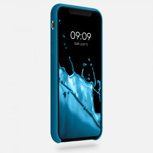 Husa pentru iPhone X / iPhone XS, Silicon, Albastru, 42495.224 - Img 3