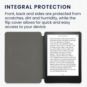 Husa pentru Kindle Paperwhite 11, Textil, Gri, kwmobile, 56260.05 - Img 5