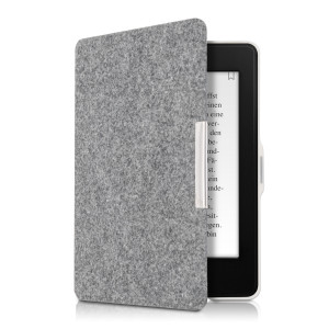 Husa pentru Kindle Paperwhite 7, Textil, Gri, 34345.25 - Img 1