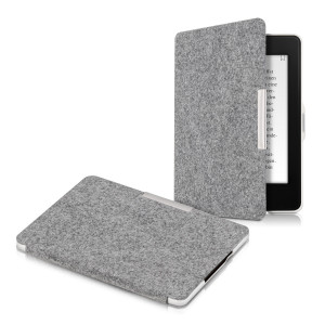 Husa pentru Kindle Paperwhite 7, Textil, Gri, 34345.25 - Img 2