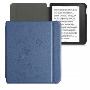 Husa pentru Kobo Libra 2, Kwmobile, Albastru, Piele ecologica, 56575.19 - Img 2