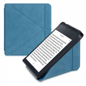 Husa pentru Kobo Libra 2, Piele ecologica, Albastru, kwmobile, 56576.78 - Img 1