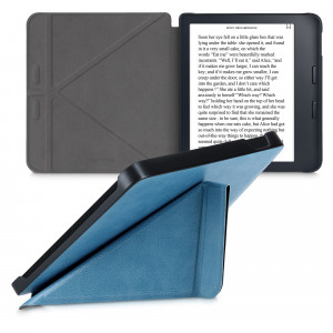Husa pentru Kobo Libra 2, Piele ecologica, Albastru, kwmobile, 56576.78 - Img 2