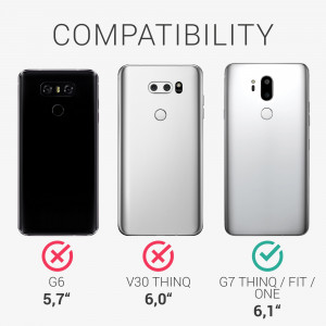 Husa pentru LG G7 ThinQ / G7 Fit / G7 One, Silicon, Albastru, 44920.202 - Img 6