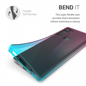 Husa pentru Motorola Edge, Silicon, Roz, 52364.02 - Img 4