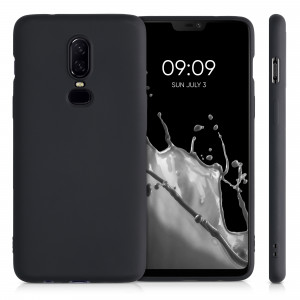Husa pentru OnePlus 6, Silicon, Negru, 55346.01, kwmobile - Img 2