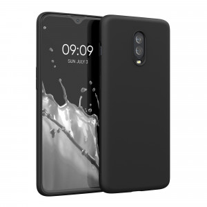 Husa pentru OnePlus 6T, Silicon, Negru, 55347.01, kwmobile - Img 1