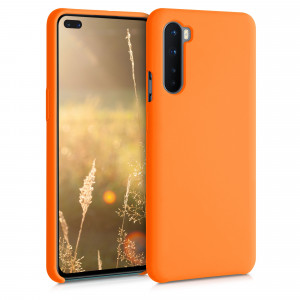 Husa pentru OnePlus Nord, Silicon, Portocaliu, 51871.150 - Img 1