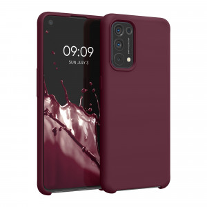 Husa pentru OPPO Find X3 Lite, Silicon, Rosu, 55201.190, kwmobile - Img 1