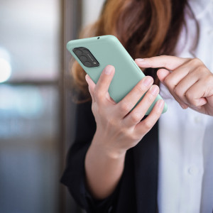 Husa pentru OPPO Find X3 Lite, Silicon, Verde, 55201.71, kwmobile - Img 8