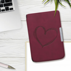 Husa pentru PocketBook Touch Lux 3 / Basic Touch 2 / Basic Lux, Piele ecologica, Violet, kwmobile, 55747.01 - Img 3
