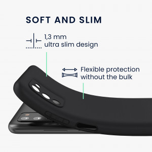 Husa pentru Samsung Galaxy A03s, Silicon, Negru, 56517.47, kwmobile - Img 3