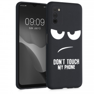 Husa pentru Samsung Galaxy A03s, Silicon, Negru, 56519.01, kwmobile - Img 1