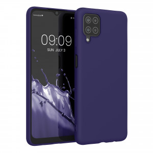 Husa pentru Samsung Galaxy A12, Silicon, Albastru, 54048.182, kwmobile - Img 1