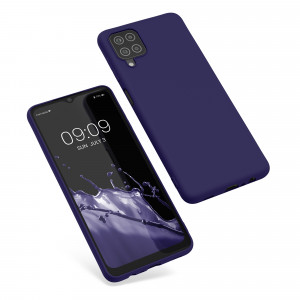 Husa pentru Samsung Galaxy A12, Silicon, Albastru, 54048.182, kwmobile - Img 2
