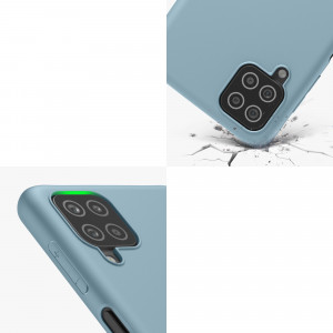 Husa pentru Samsung Galaxy A12, Silicon, Albastru, 54048.207, kwmobile - Img 8
