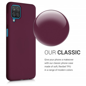 Husa pentru Samsung Galaxy A12, Silicon, Violet, 54048.187 - Img 4