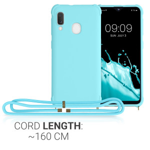 Husa pentru Samsung Galaxy A20e, Silicon, Albastru, 49966.23 - Img 4