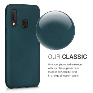 Husa pentru Samsung Galaxy A20e, Silicon, Verde, 48739.14 - Img 4