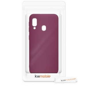 Husa pentru Samsung Galaxy A20e, Silicon, Violet, 48738.187 - Img 7