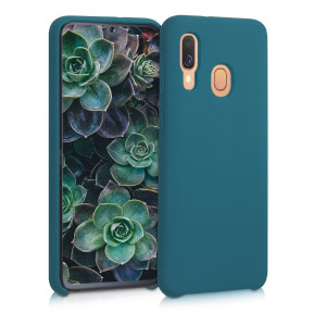 Husa pentru Samsung Galaxy A40, Silicon, Verde, 49091.57 - Img 1
