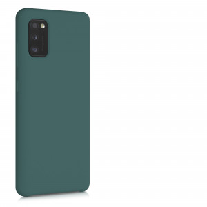 Husa pentru Samsung Galaxy A41, Silicon, Verde, 52301.169 - Img 8