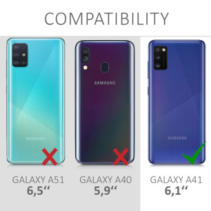 Husa pentru Samsung Galaxy A41, Silicon, Violet, 52251.187 - Img 6