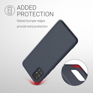 Husa pentru Samsung Galaxy A51, Silicon, Albastru, 51196.186 - Img 7