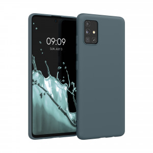 Husa pentru Samsung Galaxy A51, Silicon, Albastru, 51196.202 - Img 1