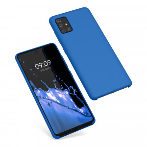 Husa pentru Samsung Galaxy A51, Silicon, Albastru, 51197.189 - Img 2
